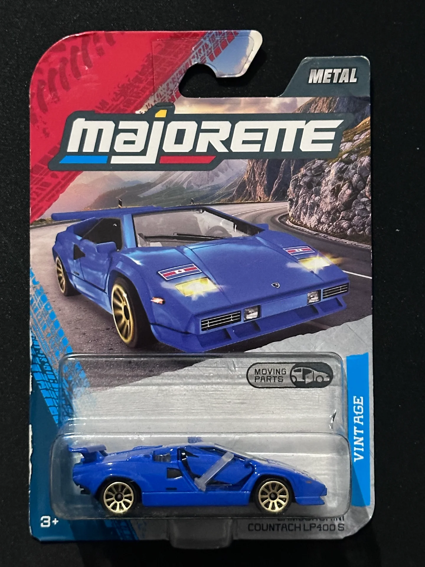 Majorette Moving Parts Lamborghini Countach LP400S Blue 3