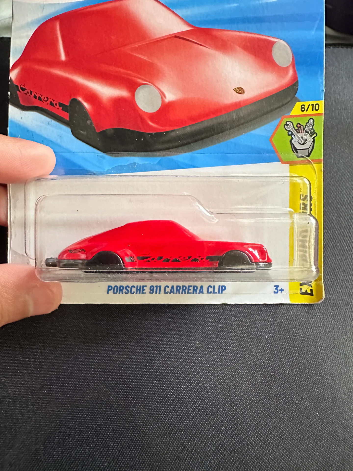 Hot Wheels Porsche 911 Carrera Clip [Red] 3